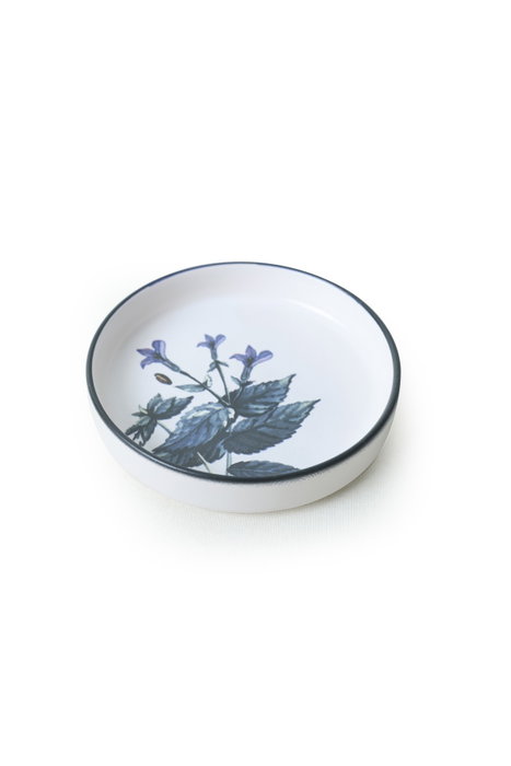 Hermia Juego de salseras de gres cerámico blanco mate, 6 piezas
